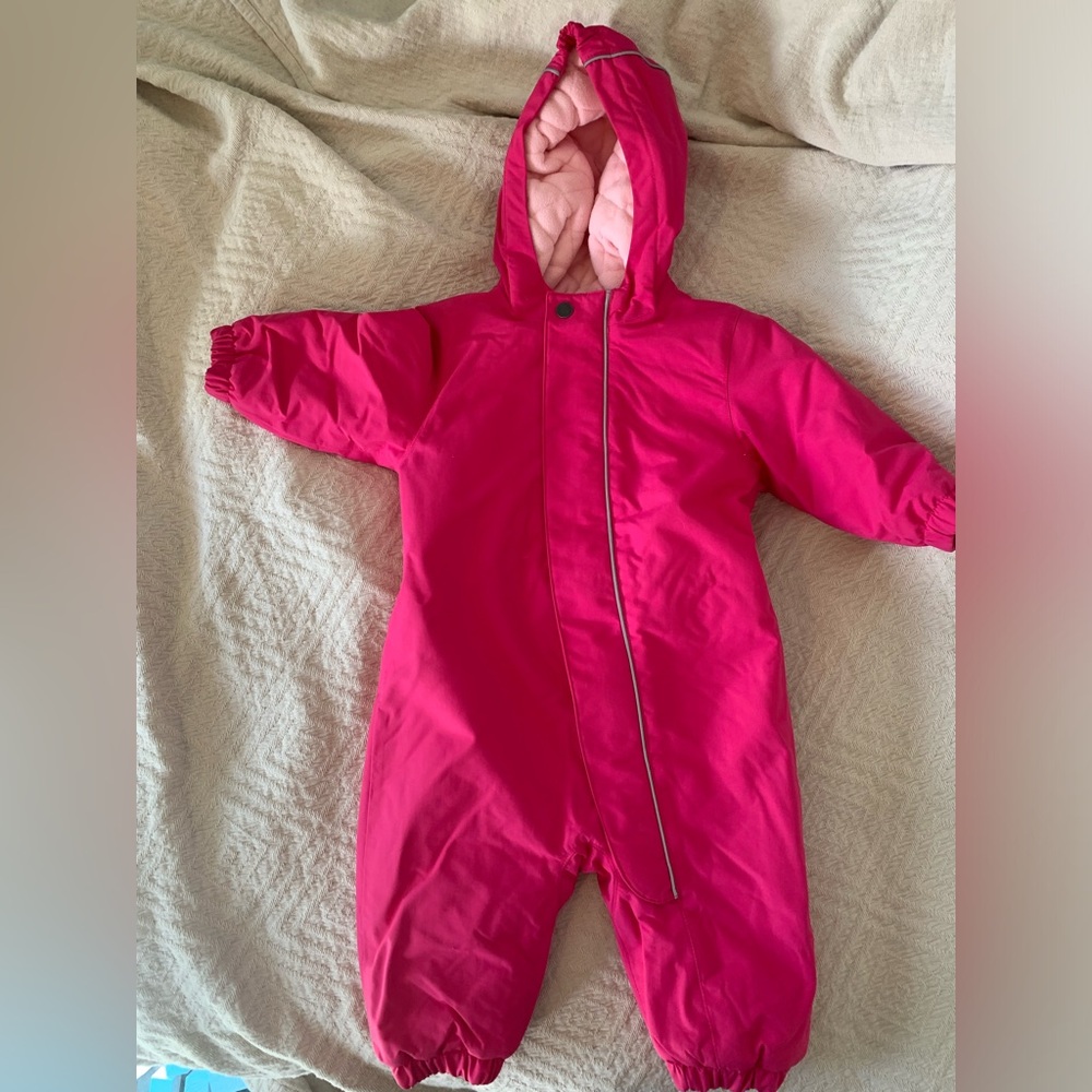 Hanna Andersson 6-12m winter baby snowsuit